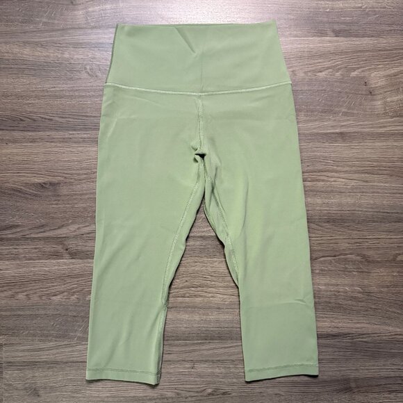 Lululemon Women's Align High-Rise Crop 17" Leggings - Green - Picture 2 of 7